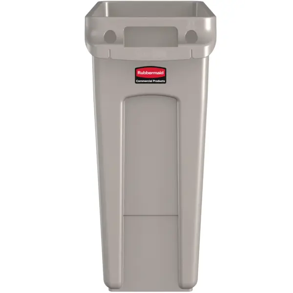 Afvalbak | SLIM JIM | Kunststof | Beige | 60L | Open | 279x558x635(h)mm