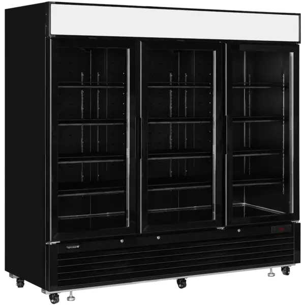 Vrieskast | SERIE LG-B | 2050L | Zwart | -14°C/-25°C | Geforceerd | Draaideuren | Wielen | 2079x805x2065(h)mm