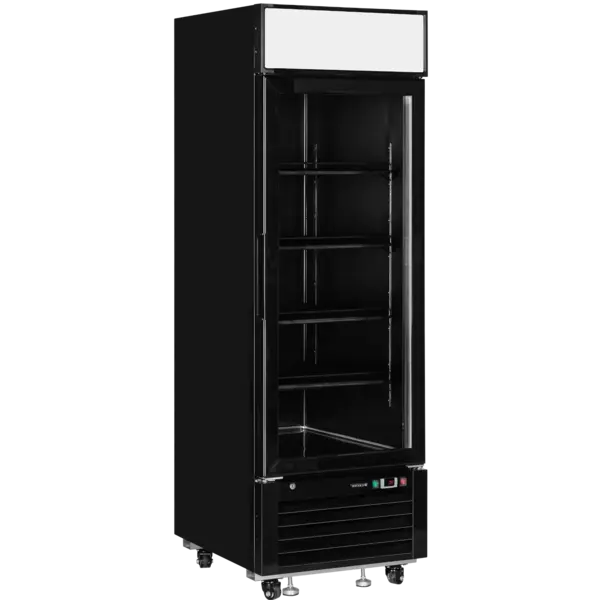 Koelkast | SERIE LG-B | 496L | Zwart | +1°C/+8°C | Geforceerd | Wielen | 685x805x2065(h)mm