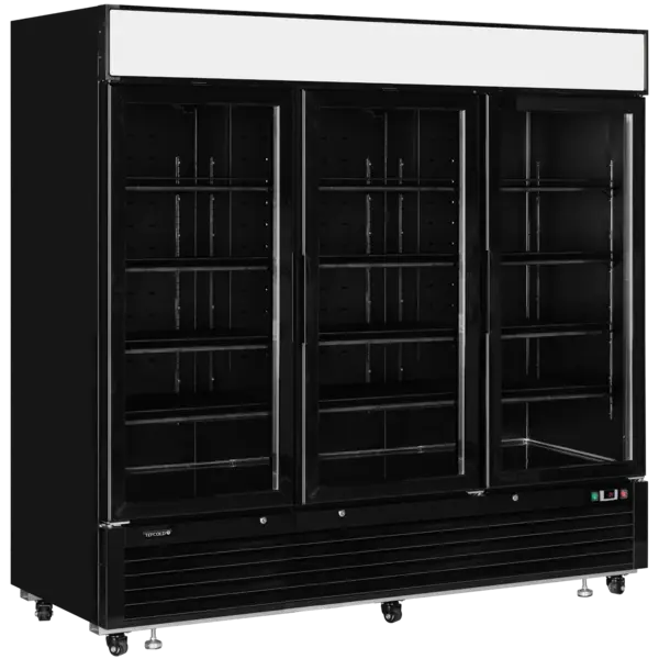 Koelkast | SERIE LG-B | 2050L | Zwart | +1°C/+8°C | Geforceerd | Draaideuren | Wielen | 2079x805x2065(h)mm