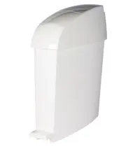Rubbermaid Pedaalemmer | Kunststof | Wit | 12L | Klapdeksel | 140x463x480(h)mm