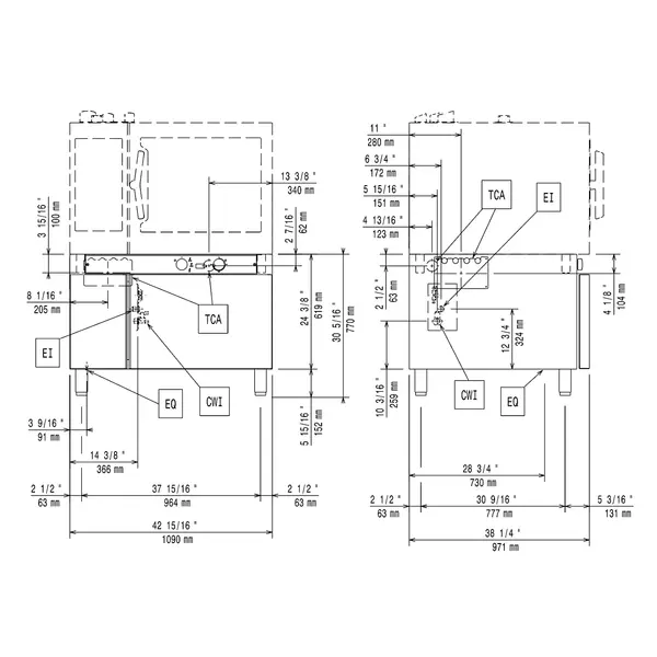 Warmhoudonderkast | INNOVA SELECTION | RVS | 30°C/80°C | Geventileerd | Bevochtiging (Automatisch) | 2.8kW (230V) | 867x775x764(h)mm