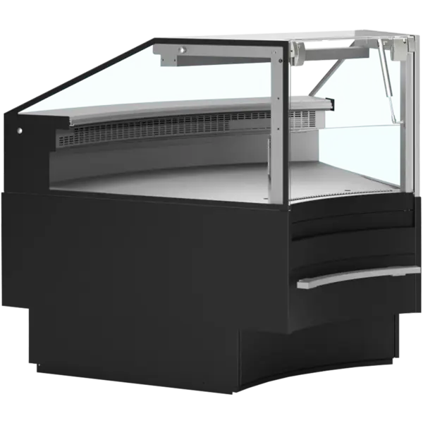 Koeltoonbank (Open Hoek 45°) | SERIE SOC | 0°C/+4°C | Geforceerd | Liftruit | Koppelbaar | 1120x1190(h)mm