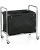 WAS Germany Losse Waszak | Nylon | Zwart | 220L | WAS Germany Linnenwagen WAS-4421204 | 800x500x500(h)mm 