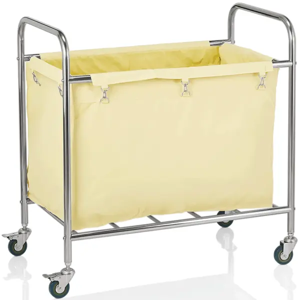 Losse Waszak | Nylon | Crème | 220L | WAS Germany Linnenwagen WAS-4421004 | 800x500x500(h)mm