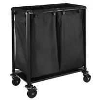 WAS Germany Linnenwagen | Staal/Kunststof | Incl. Waszakken | Wielen (Geremd) | 700x600x900(h)mm 