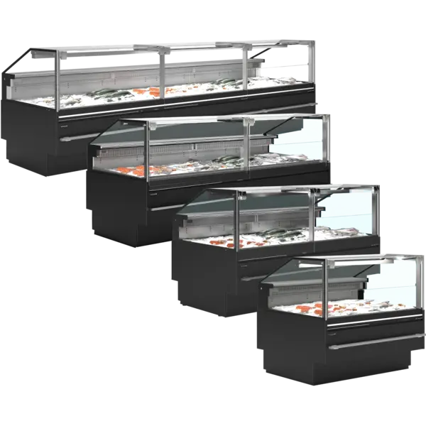 Viskoeltoonbank | SERIE SOC | -1°C/+5°C | Geforceerd | Gekoelde Reserve | Koppelbaar | 1298x1130x1190(h)mm