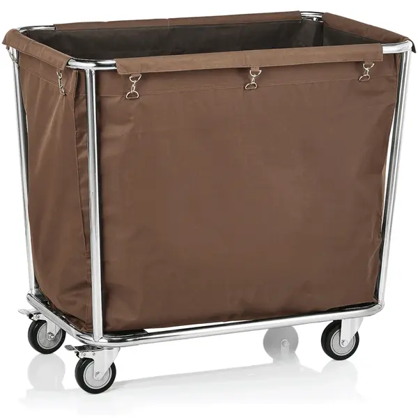 Losse Waszak | Polyester | Bruin | 260L | WAS Germany Linnenwagen WAS-4421000 | 800x450x600(h)mm