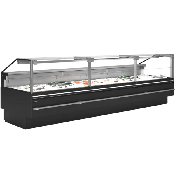 Viskoeltoonbank | SERIE SOC | -1°C/+5°C | Geforceerd | Gekoelde Reserve | Koppelbaar | 3789x1130x1190(h)mm