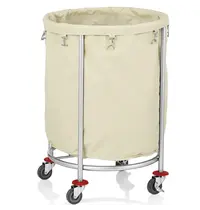 WAS Germany Losse Waszak | Nylon | Crème | 150L | WAS Germany Linnenwagen WAS-4421003 | Ø600x700(h)mm 