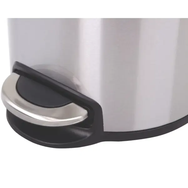 Pedaalemmer | ARTISTIC | Kunststof/RVS | Zwart | 30L | Klapdeksel | Anti Fingerprint | Ø292x650(h)mm