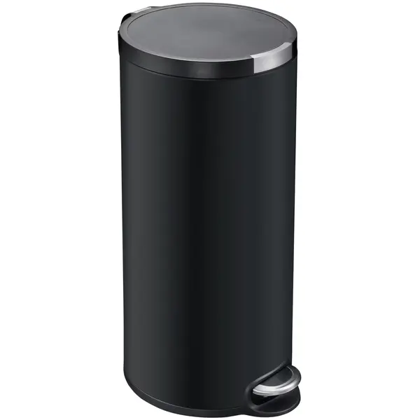 Pedaalemmer | ARTISTIC | Kunststof/RVS | Zwart | 30L | Klapdeksel | Ø292x650(h)mm