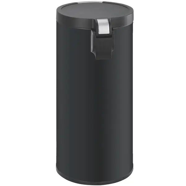 Pedaalemmer | ARTISTIC | Kunststof/RVS | Zwart | 30L | Klapdeksel | Ø292x650(h)mm