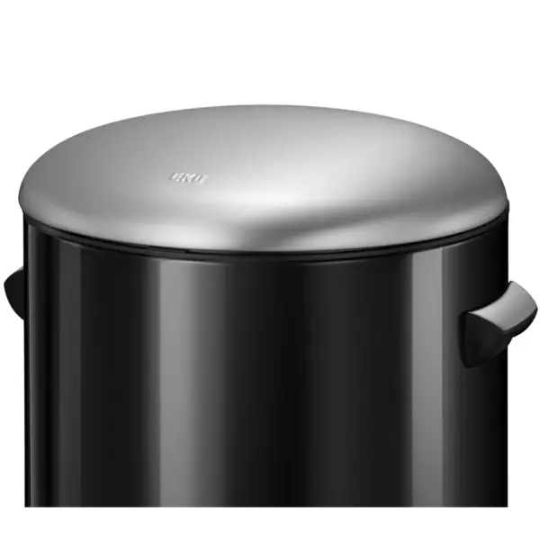 Pedaalemmer | BELLE DELUXE | RVS | Zwart | 20L | Klapdeksel | Ø292x485(h)mm