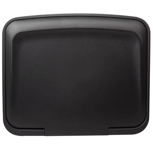 Pedaalemmer | HANA | Kunststof/RVS | Zwart | 45L | Klapdeksel | 308x370x650(h)mm