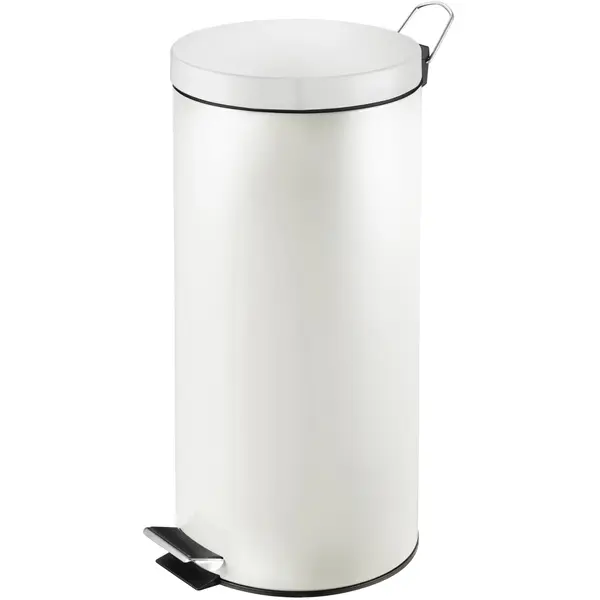 Pedaalemmer | Wit | 30L | Klapdeksel | Ø292x640(h)mm