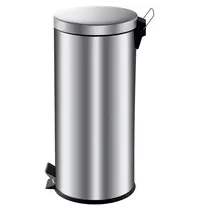 V-Part Pedaalemmer | RVS | 30L | Klapdeksel | Ø292x640(h)mm 