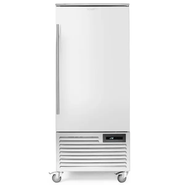 Blastchiller | 15 Niveaus (EN/GN) | Max. 45kg (Koelen) / 35kg (Vriezen) | 2.08kW (230V) | Wielen (Geremd) | 790x943x1975(h)mm