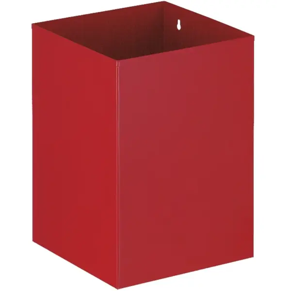 Afvalbak | Metaal | Rood | 21L | Open | 248x248x352(h)mm