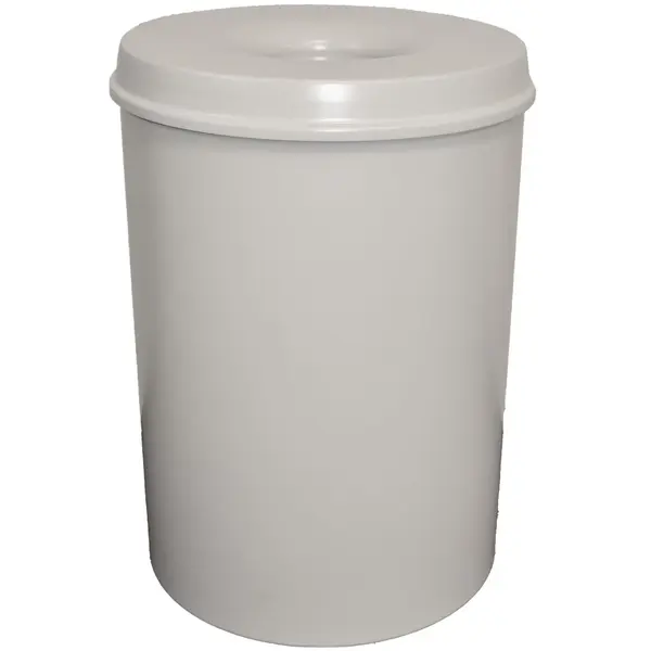 Afvalbak | Metaal | Grijs | 30L | Open | Vlamdovend | Ø335x470(h)mm