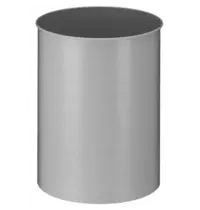 V-Part Afvalbak | Aluminium | Grijs | 30L | Open | Ø335x470(h)mm 