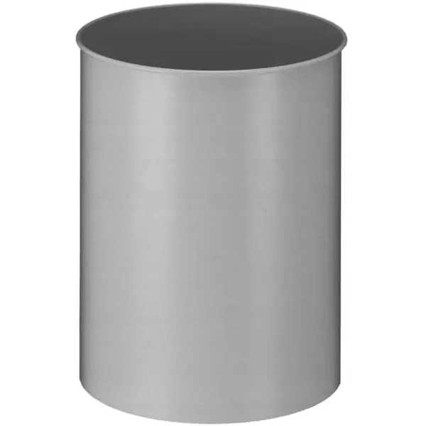 Afvalbak | Aluminium | Grijs | 30L | Open | Ø335x470(h)mm