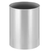 V-Part Afvalbak | Metaal | Zilver | 30L | Open | Ø335x470(h)mm