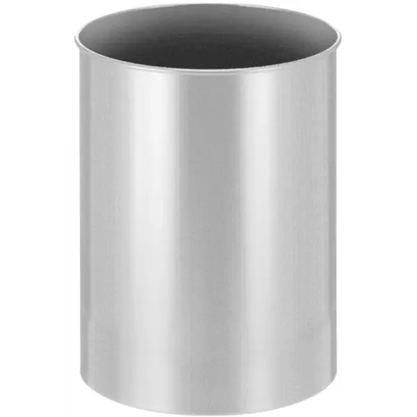 Afvalbak | Metaal | Zilver | 30L | Open | Ø335x470(h)mm
