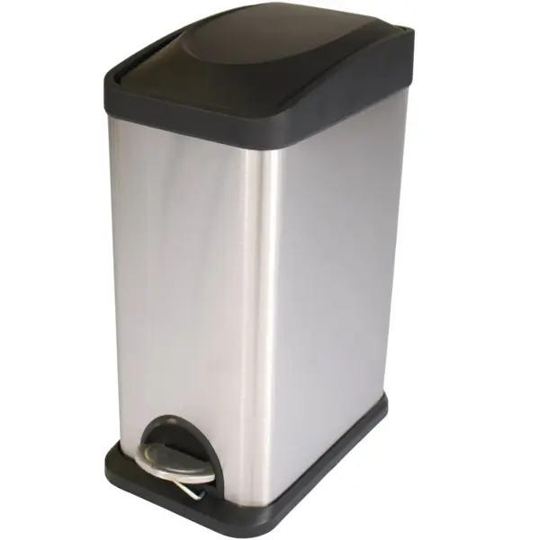 Pedaalemmer | RVS | 15L | Klapdeksel | 210x300x500(h)mm