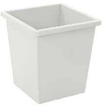 Luxus Afvalbak | Metaal/Kunststof | Grijs | 27L | Open | Afvalscheiding | 343x343x361(h)mm 