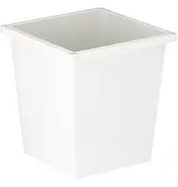 V-Part Afvalbak | Metaal/Kunststof | Wit | 27L | Open | Afvalscheiding | 343x343x361(h)mm 