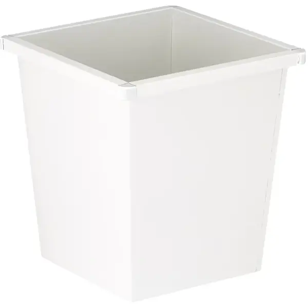 Afvalbak | Metaal/Kunststof | Wit | 27L | Open | Afvalscheiding | 343x343x361(h)mm