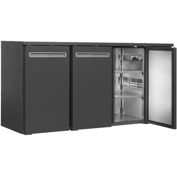 Barkoelkast | SCL Combi-Line | 455L | Antracietgrijs | +2°C/+10°C | Geforceerd | Draaideuren | 1720x560x820(h)mm