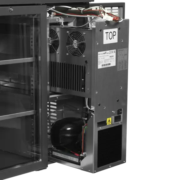 Barkoelkast | SCL Combi-Line | 455L | Antracietgrijs | +2°C/+10°C | Geforceerd | Draaideuren | RGB LED | 1720x560x820(h)mm