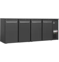 SERRCO by Tefcold Barkoelkast | SCL Combi-Line | 616L | Antracietgrijs | +2°C/+10°C | Geforceerd | Draaideuren | 2200x560x820(h)mm 