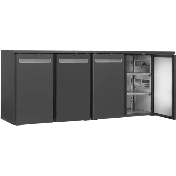 Barkoelkast | SCL Combi-Line | 616L | Antracietgrijs | +2°C/+10°C | Geforceerd | Draaideuren | 2200x560x820(h)mm