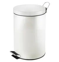 V-Part Pedaalemmer | Wit | 20L | Klapdeksel | Ø292x445(h)mm