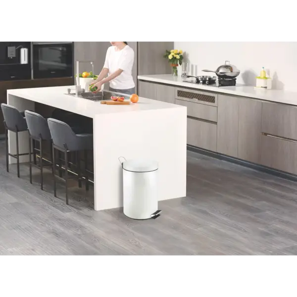 Pedaalemmer | Wit | 20L | Klapdeksel | Ø292x445(h)mm