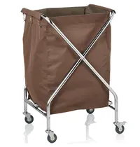 WAS Germany Losse Waszak | Polyester | Bruin | 190L | WAS Germany Linnenwagen WAS-4423000 | 500x500x750(h)mm 