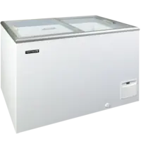 Tefcold Vrieskist | IDA | 331L | Wit | -16°C/-23°C | Statisch | Schuifdeksels | Wielen | 1094x694x867(h)mm 