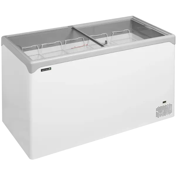 Vrieskist | NIC | 390L | Wit/Grijs | -14°C/-24°C | Statisch | Schuifdeksels | Wielen (Geremd) | 1320x650x885(h)mm