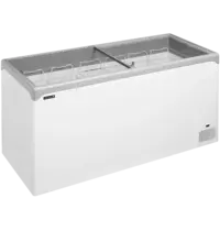 Tefcold Vrieskist | NIC | 478L | Wit/Grijs | -14°C/-24°C | Statisch | Schuifdeksels | Wielen (Geremd) | 1570x650x885(h)mm