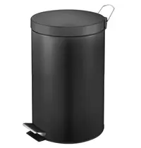 V-Part Pedaalemmer | Zwart | 12L | Klapdeksel | Ø248x400(h)mm