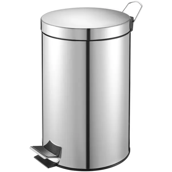 Pedaalemmer | RVS | 12L | Klapdeksel | Ø248x400(h)mm