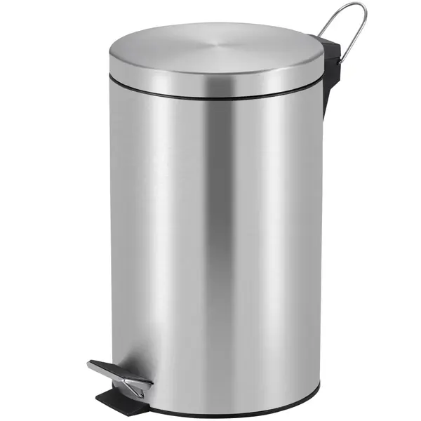 Pedaalemmer | RVS | 12L | Klapdeksel | Ø248x400(h)mm