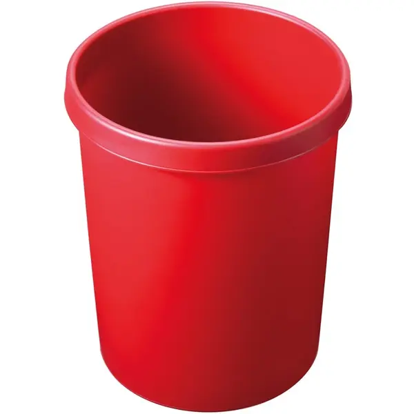 Afvalbak | Kunststof | Rood | 45L | Open | Ø396x479(h)mm