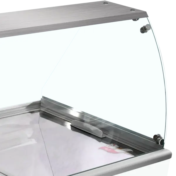 Schepijsvitrine | IDA | 426L | 10x 5L + 2x 2.5L | -16°C/-23°C | Statisch | Gekoelde Reserve | Wielen | 1344x694x1330(h)mm