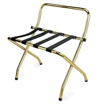 WAS Germany Kofferstandaard | Staal | Goudkleurig | Inklapbaar | Wandbescherming | 595x590x605/795(h)mm 