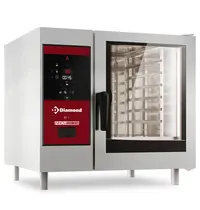 Diamond Combisteamer | INNOVA SELECTION | Gas | 6 Niveaus (1/1 GN) | 30°C/300°C | 12kW/1.1kW (230V) | Zelfreiniging | 867x850x808(h)mm 