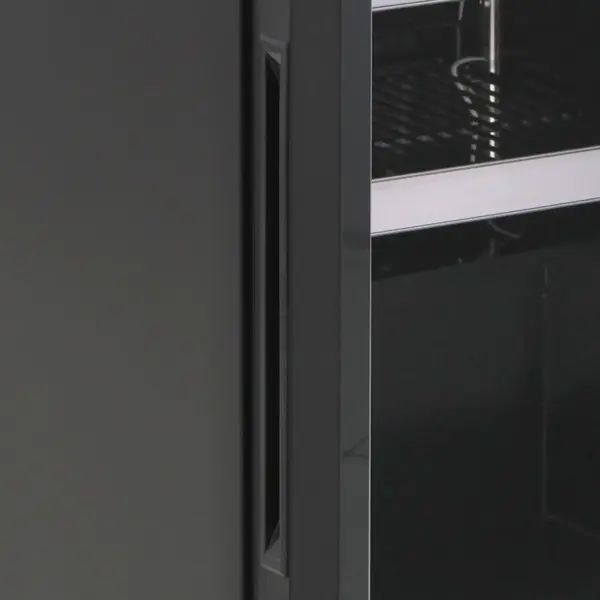 Vrieskast | UDB | 90L | Zwart | -18°C/-22°C | Geforceerd | 500x560x820(h)mm